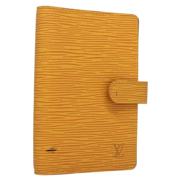 LOUIS VUITTON Epi Agenda PM Day Planner Cover Yellow R20059 LV Auth 134469 - Picture 1 of 16